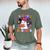 Read More Books Ghost Reading Book Teacher Halloween Men's Comfort Colors T-Shirt Moss