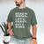 Read Books Lift Heavy Pet Dogs Men's Comfort Colors T-Shirt Moss