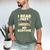 Reading Books For Kids Book Lover Bookworm Librarian Men's Comfort Colors T-Shirt Moss