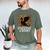 Reading Dragon Easily Distracted By Dragons And Books Men's Comfort Colors T-Shirt Moss