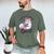 Reading Is My Favorite Sport Saying Cat And Book Lover Men's Comfort Colors T-Shirt Moss