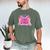 Reading Smut Is My Therapy Romance Book Reader Humor Men's Comfort Colors T-Shirt Moss