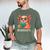 Readsolotl Kawaii Axolotl Reading Book Lover Men's Comfort Colors T-Shirt Moss