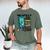 Respect Elders Cellphone Pushing Books In a Wheelchair Men's Comfort Colors T-Shirt Moss Respect Elders Cellphone Pushing Books In a Wheelchair Men's Comfort Colors T-Shirt Moss