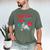 Retro Book Girl Summer For Women Beach Reading Men's Comfort Colors T-Shirt Moss