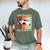Retro Fat Chonk Dad Tee Cat Daddy To A Fatty Men's Comfort Colors T-Shirt Moss Retro Fat Chonk Dad Tee Cat Daddy To A Fatty Men's Comfort Colors T-Shirt Moss