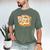 Retro Groovy Dad Family Birthday 60s 70s Hippie Costume Men's Comfort Colors T-Shirt Moss