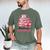 Retro Groovy Valentine Men Women Kid Tees By Emily All Booked For Valentines Book Reading Bookworm Nerdy Men's Comfort Colors T-Shirt Moss