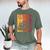 Retro Monster Truck Daddy Matching Family Birthday Party Men's Comfort Colors T-Shirt Moss