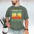 Retro Running Dad Runner Marathon Athlete Humor Outfit Men's Comfort Colors T-Shirt Moss