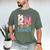 You RN Good Hands Cute Nurse Nursing Student Graduation Men's Comfort Colors T-Shirt Moss