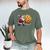 Santa Holding Cookie Xmas Baker Introvert Christmas Men's Comfort Colors T-Shirt Moss