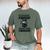 School Important But Hunting Is Importanter Dad Men's Comfort Colors T-Shirt Moss