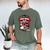 Semi Truck Driver For Truckers And Dads Small Men's Comfort Colors T-Shirt Moss