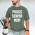 SEN19R Mom Shirt Senior Grad 2019 Graduation Party T-Shirt Men's Comfort Colors T-Shirt Moss