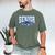 Senior 2026 Class Of 2026 Toile Coquette Bow Graduation 2026 Men's Comfort Colors T-Shirt Moss
