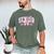 Senior 2026 Coquette Pink Bow Girls Class Of 2026 Graduation Men's Comfort Colors T-Shirt Moss