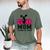 Senior Cheerleader Mom Cheer Class Of 2025 Graduation Women Men's Comfort Colors T-Shirt Moss