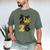 Senior Class Of 2026 Senior Girl Graduation Cap Coquette Bow Men's Comfort Colors T-Shirt Moss