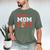 Senior Football Mom 2027 Team Class Of 2027 Graduation Mom Men's Comfort Colors T-Shirt Moss