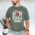 Senior Mom Class Of 2024 Football Proud Mom Graduation Men's Comfort Colors T-Shirt Moss
