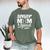Senior Mom Squad Baseball Class Of 2023 Graduation Men's Comfort Colors T-Shirt Moss