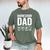 Show Choir Dad Drive Pay Cheer Dad Of A Choir Performer Men's Comfort Colors T-Shirt Moss