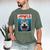 Siberian Husky Jowls Sled Dog Mom Top Alaskan Dog Dad Men's Comfort Colors T-Shirt Moss