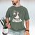 Silly Dada Silly Goose Dad Birthday Family Matching Party Men's Comfort Colors T-Shirt Moss