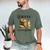 Sleeping Cat And Books With Coffee Lover Men's Comfort Colors T-Shirt Moss