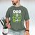 Soccer Dad Birthday Boy Party Soccer Family Matching Men's Comfort Colors T-Shirt Moss
