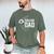 Soccer DAD Football Futbol Parents Goal Men's Comfort Colors T-Shirt Moss