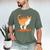 SOCIALLY AWKWARD FUNNY CAT ANTISOCIAL INTROVERT WEIRD Men's Comfort Colors T-Shirt Moss