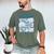 Sonic The Hedgehog Father's Day Dad Qualities Distressed Men's Comfort Colors T-Shirt Moss
