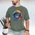 Space Cat Mom Cat Dad Men Women Kids Astronaut Space Men's Comfort Colors T-Shirt Moss