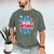 Spider Web Dad Of The Birthday Boy Men's Comfort Colors T-Shirt Moss
