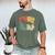 Square Retro German Shepherd Owner Dog Shepard Dad Mom Men's Comfort Colors T-Shirt Moss