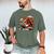 Squirrel Reading a Book Lover Bookworm Men's Comfort Colors T-Shirt Moss