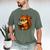 Squirrel Reading Book Lover Men's Comfort Colors T-Shirt Moss