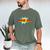 Super Dad Family Matching Superhero Comics Set Fathers Day Men's Comfort Colors T-Shirt Moss