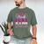 Super Proud Aunt Of 2025 Graduate Senior Graduation Family Men's Comfort Colors T-Shirt Moss