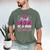 Super Proud Mom Of 2025 Graduate Senior Graduation Family Men's Comfort Colors T-Shirt Moss