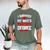 I Survived My Wife's Master's Degree Graduation Men's Comfort Colors T-Shirt Moss