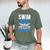 Swim Dad Swimming Dad Of A Swimmer Dad Swim Father Men's Comfort Colors T-Shirt Moss