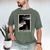 Tarot Cards Guide Book Esoteric Mysticism Clothing The Fool Tarot Card -Adults & Kids Small Short Sleeve Crew Neck Classic Fit Men's Comfort Colors T-Shirt Moss