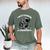 Toilet Clogging Champion Dad Joke Raccoon Trash Panda Men's Comfort Colors T-Shirt Moss