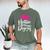 Two Degrees Hotter Graduation 2025 Diploma College Masters Men's Comfort Colors T-Shirt Moss