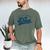 Volleyball Dad Daddy Father's Day Men's Comfort Colors T-Shirt Moss