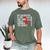Volleyball Mom Dad Parent Shirt Daughter Player Men's Comfort Colors T-Shirt Moss