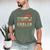 Waterski Dad Fathers Day Ski Lover Dad Water Skiing Rider Men's Comfort Colors T-Shirt Moss